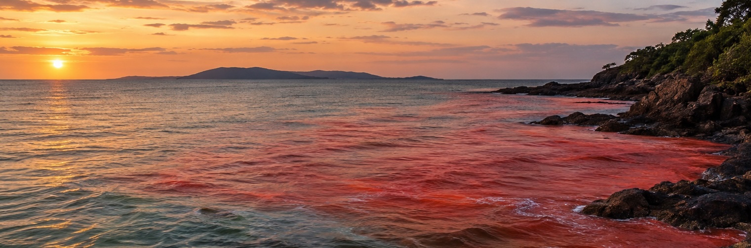 Glowing Waves: The Mystery of Red Tides