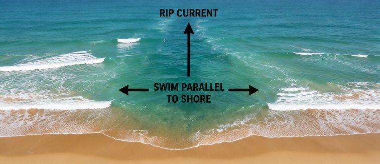 Rip Current - what to do